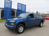 2012 Aqua Blue Metallic Chevrolet Colorado LT Extended Cab 4x4 #63913719