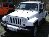 2012 Bright White Jeep Wrangler Unlimited Sahara 4x4 #63913607