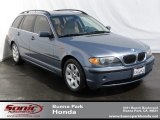 2003 Steel Blue Metallic BMW 3 Series 325i Wagon #63913950