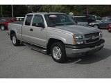 2004 Silver Birch Metallic Chevrolet Silverado 1500 LT Extended Cab 4x4 #63914278