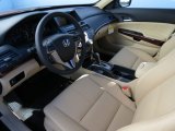 2012 Honda Accord Crosstour EX-L Ivory Interior