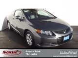 2012 Polished Metal Metallic Honda Civic LX Coupe #63913907