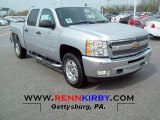 2012 Silver Ice Metallic Chevrolet Silverado 1500 LT Crew Cab 4x4 #63978207