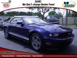 2011 Kona Blue Metallic Ford Mustang V6 Premium Convertible #63978464