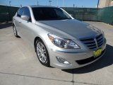 2012 Platinum Silver Metallic Hyundai Genesis 3.8 Sedan #63978105