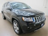 2011 Brilliant Black Crystal Pearl Jeep Grand Cherokee Overland 4x4 #63977779