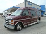 1999 Dark Carmine Red Metallic Chevrolet Express 1500 Passenger Conversion Van #63978375