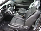 2012 Chrysler 200 Limited Convertible Black Interior