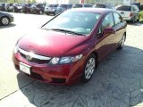 2010 Tango Red Pearl Honda Civic LX Sedan #63978310