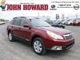 2012 Ruby Red Pearl Subaru Outback 2.5i Premium #64034895