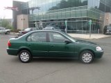2000 Clover Green Pearl Honda Civic VP Sedan #64034450