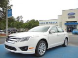 2012 White Platinum Tri-Coat Ford Fusion SEL #64034445