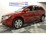 2010 Inferno Red Crystal Pearl Coat Dodge Journey SXT AWD #64035141
