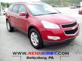 2012 Crystal Red Tintcoat Chevrolet Traverse LT AWD #64034769