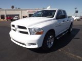 2012 Bright White Dodge Ram 1500 Express Quad Cab 4x4 #64034677