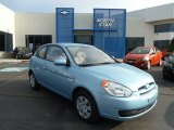 2011 Ice Blue Hyundai Accent GS 3 Door #64034568