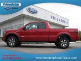 2012 Red Candy Metallic Ford F150 FX4 SuperCab 4x4 #64100355