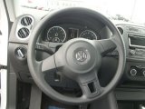 2012 Volkswagen Tiguan S 4Motion Steering Wheel