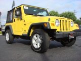 2006 Solar Yellow Jeep Wrangler X 4x4 #64100905
