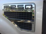 2008 Ford F250 Super Duty XL Regular Cab Marks and Logos
