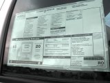 2012 GMC Sierra 1500 Extended Cab Window Sticker