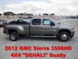 2012 Steel Gray Metallic GMC Sierra 3500HD Denali Crew Cab 4x4 Dually #64100886