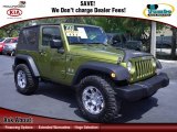2007 Rescue Green Metallic Jeep Wrangler X 4x4 #64100851
