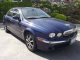 Midnight Blue Metallic Jaguar X-Type in 2005