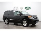 2010 Galaxy Black Metallic Nissan Armada Titanium 4WD #64100836