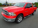 2012 Flame Red Dodge Ram 1500 Big Horn Quad Cab #64100763