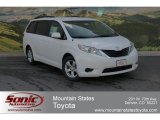 2012 Super White Toyota Sienna LE #64100134