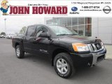 2012 Galaxy Black Nissan Titan SV Crew Cab 4x4 #64100720