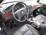 2003 BMW 5 Series 530i Sedan Black Interior