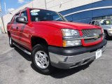 2004 Victory Red Chevrolet Avalanche 1500 4x4 #64157886