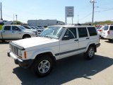 2001 Stone White Jeep Cherokee Sport 4x4 #64157878