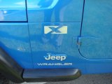 2003 Jeep Wrangler X 4x4 Marks and Logos