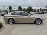 Milano Beige Metallic BMW 5 Series in 2012