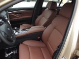 2012 BMW 5 Series 535i Sedan Cinnamon Brown Interior