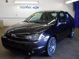 2010 Ebony Black Ford Focus SES Coupe #64182813