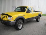 2007 Screaming Yellow Ford Ranger FX4 SuperCab 4x4 #64182810