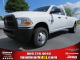 2012 Bright White Dodge Ram 3500 HD ST Crew Cab 4x4 Dually #64188172