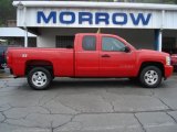 2008 Victory Red Chevrolet Silverado 1500 LT Extended Cab 4x4 #64188145
