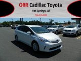 2012 Blizzard White Pearl Toyota Prius v Three Hybrid #64188334