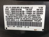 2009 Odyssey Color Code for Sterling Gray Metallic - Color Code: NH741M