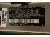 2010 Sienna Color Code for Silver Pine Mica - Color Code: 6U0