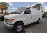 Oxford White Ford E Series Van in 2002