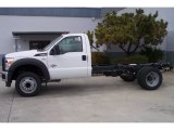 2012 Oxford White Ford F550 Super Duty XL Regular Cab Chassis #64229054