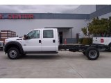 2012 Oxford White Ford F550 Super Duty XL Crew Cab 4x4 Chassis #64229052