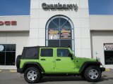 2012 Gecko Green Jeep Wrangler Unlimited Sport S 4x4 #64228377