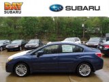 2012 Marine Blue Pearl Subaru Impreza 2.0i Premium 4 Door #64228371